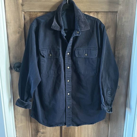 Brandy Melville/ John Galt Black Denim Trucker Jacket - Picture 2 of 9